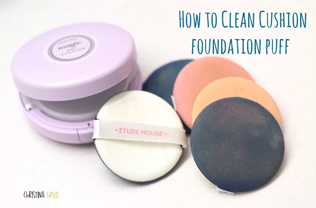 EASIEST Way to Clean Makeup Brushes, Sponges & Puffs + How to Remove Stains  on Sponges 