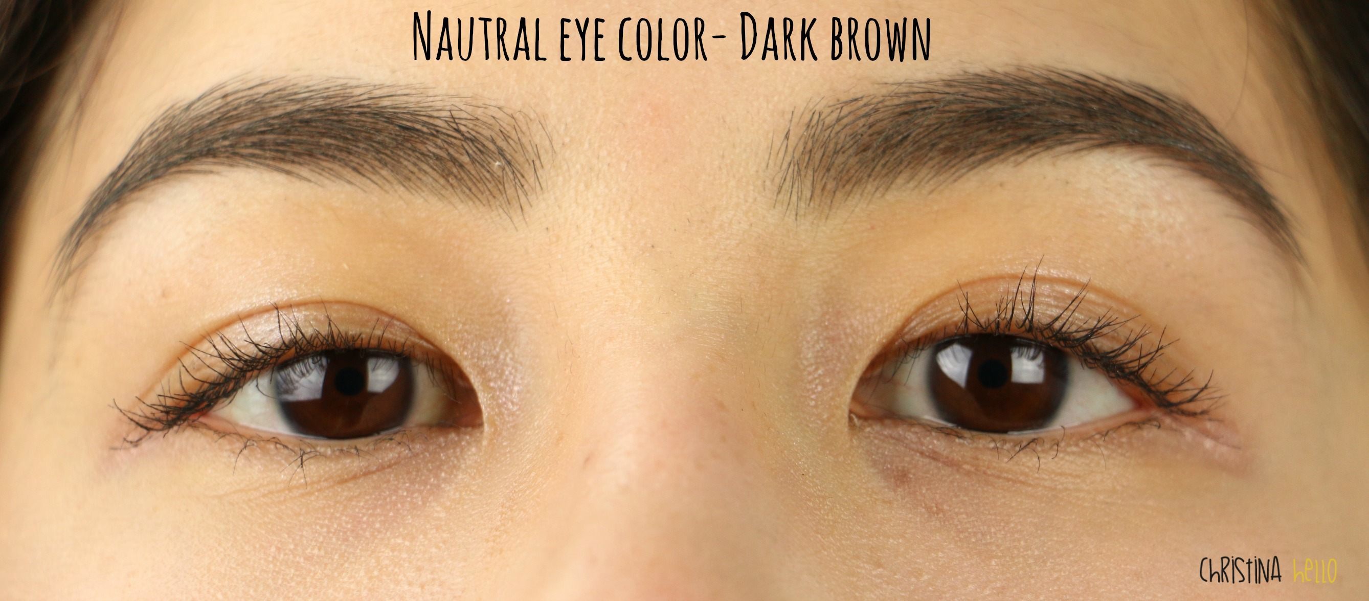 freshlook colorblends sterling grey on dark brown eyes