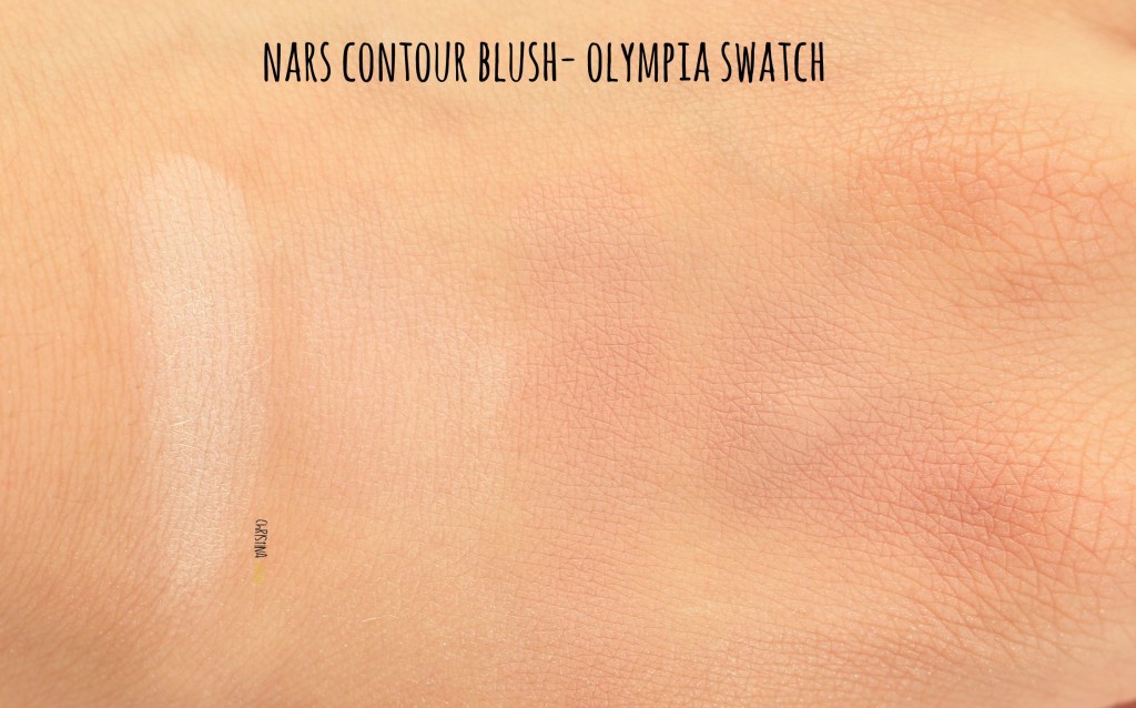 NARS contour blush in olympia swtach