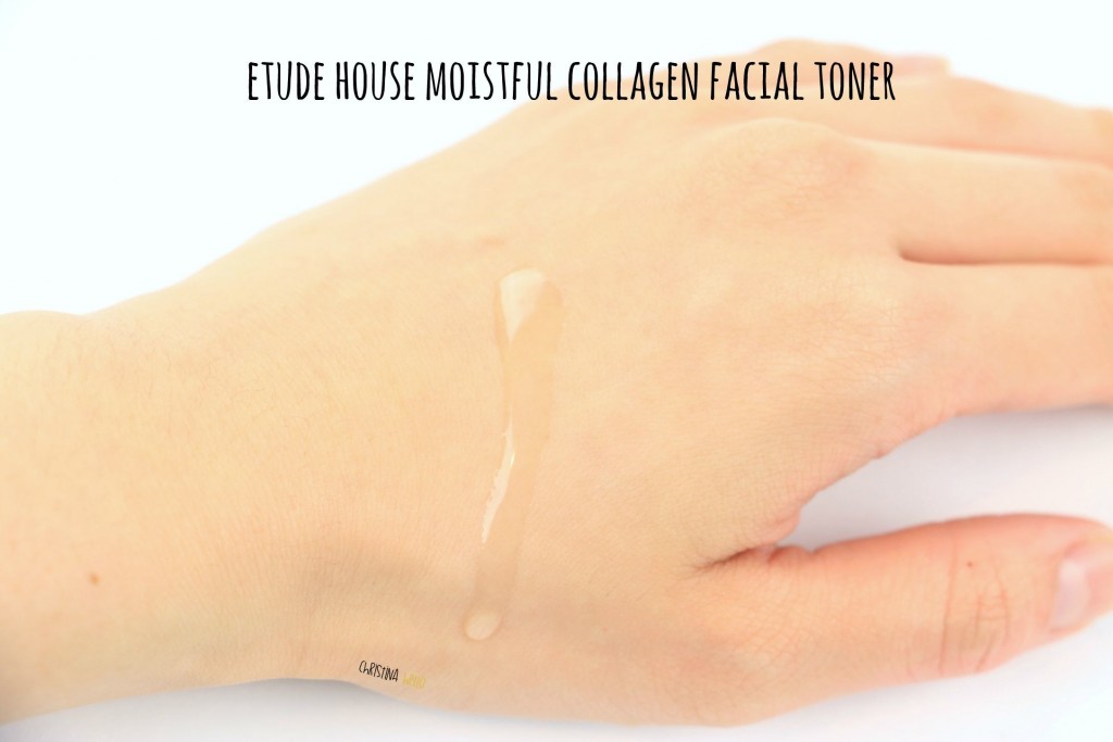 Etude House moistful collagen facial toner review