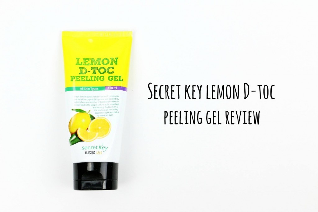 Secret key lemon D toc peeling gel review