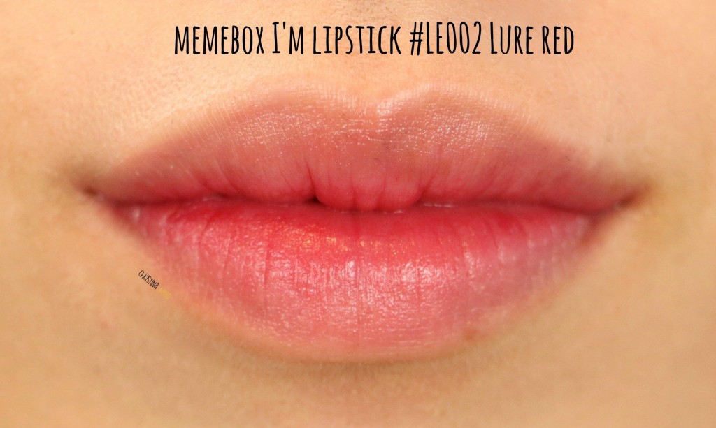 Memebox I'm lipstick LE002 lure red