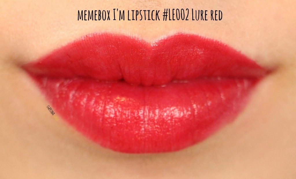 Memebox i'm lipstick LE002 lure red