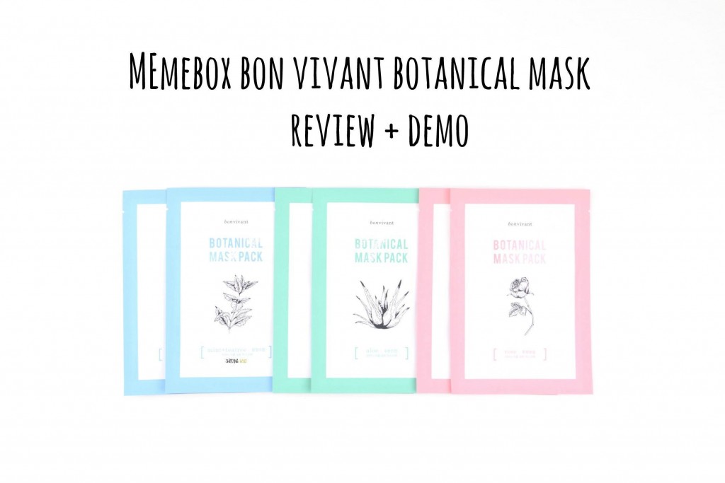 Bonvivant botanical mask review