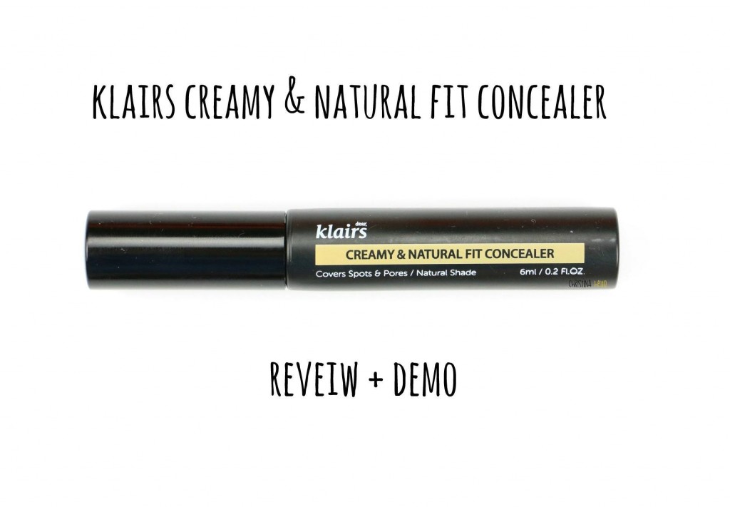Klairs creamy and natural fit concealer review