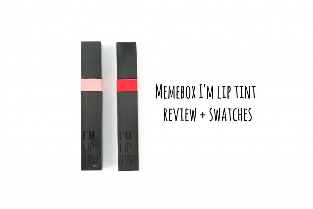 Memebox I'm lip tint review