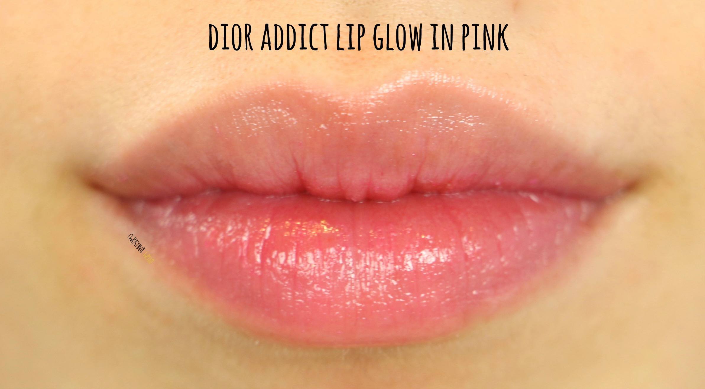 dior addict lip glow coral review