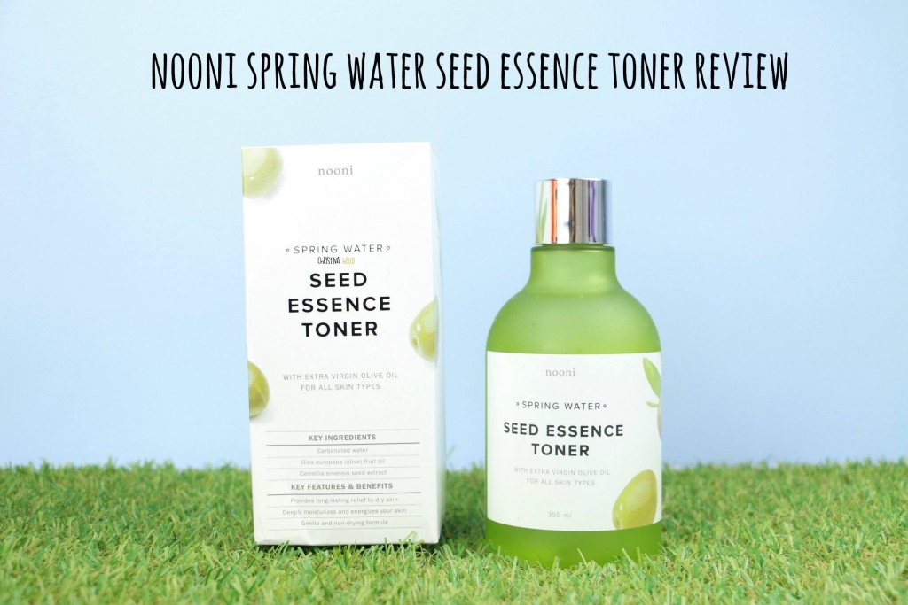 Nooni spring water essence toner review