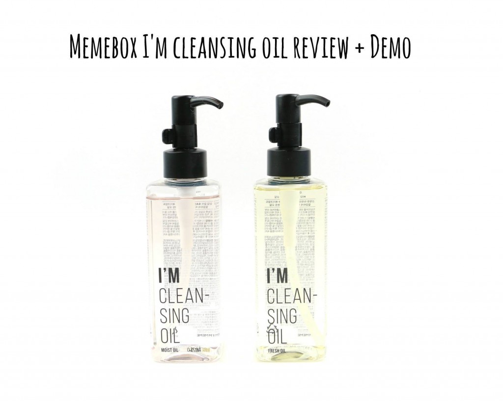 Memebox I'm cleansing oil review