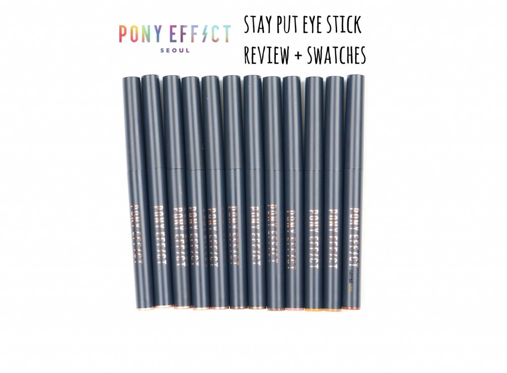 Pony effect stay put eye stick review and swatches