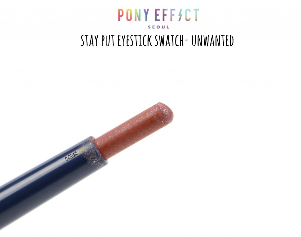 Pony effect stay put eyestick swatch in unwanted