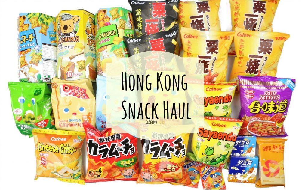 Hong Kong snack haul title