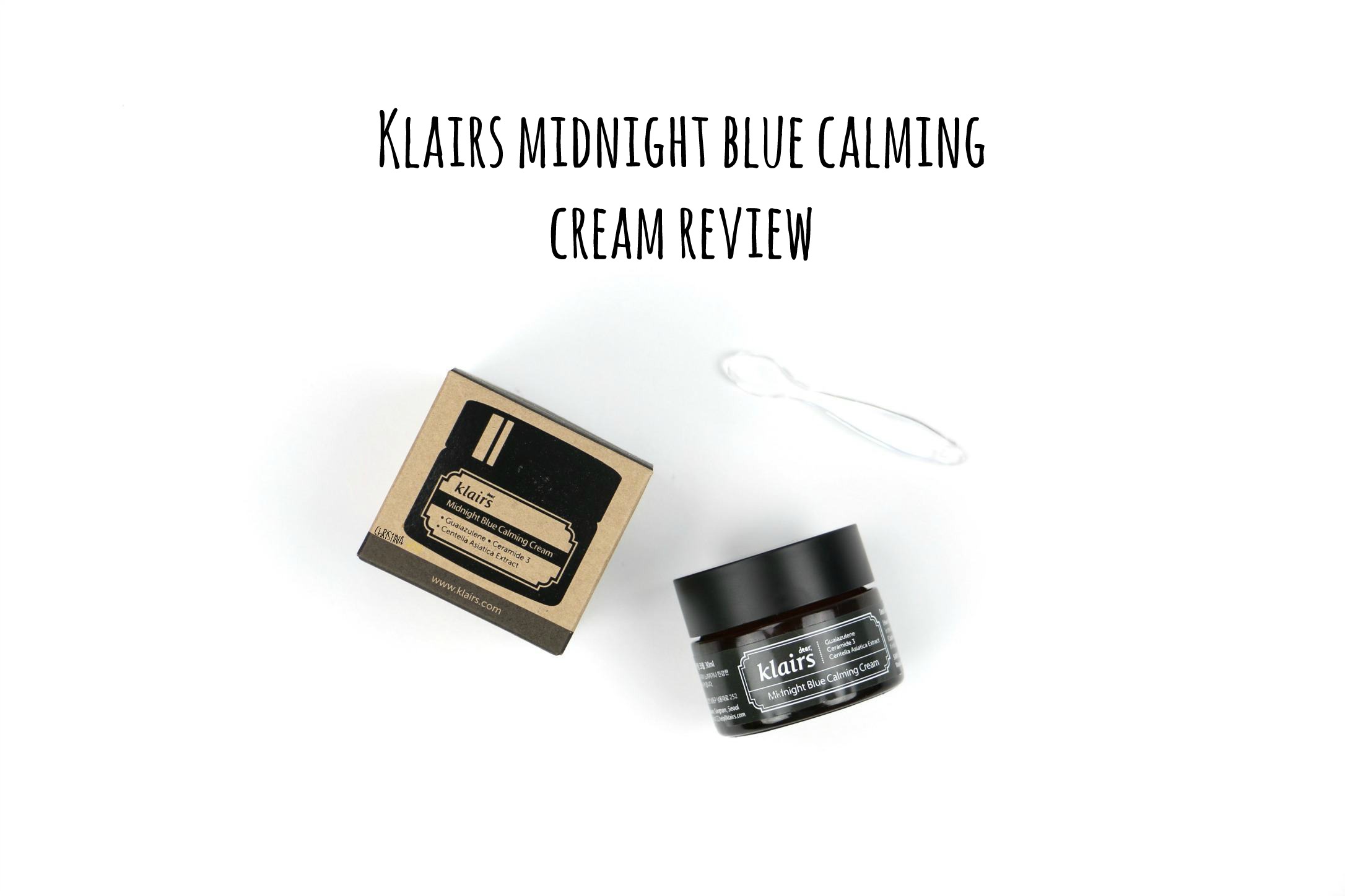 Klairs midnight blue calming cream review