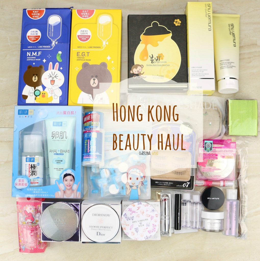 Hong Kong beauty haul