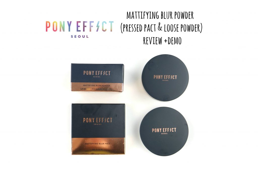 Pony effect mattifying blur powder review