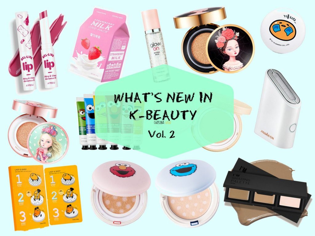 Korean cosmetics what's new