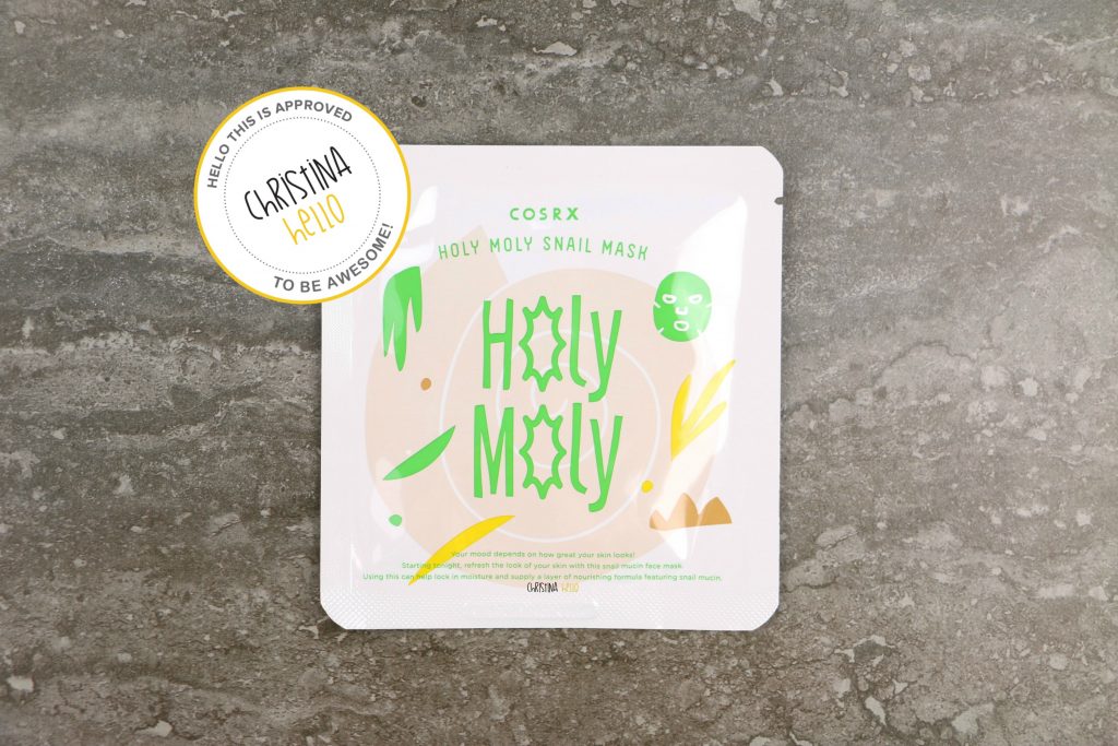 Cosrx holy moly snail mask review