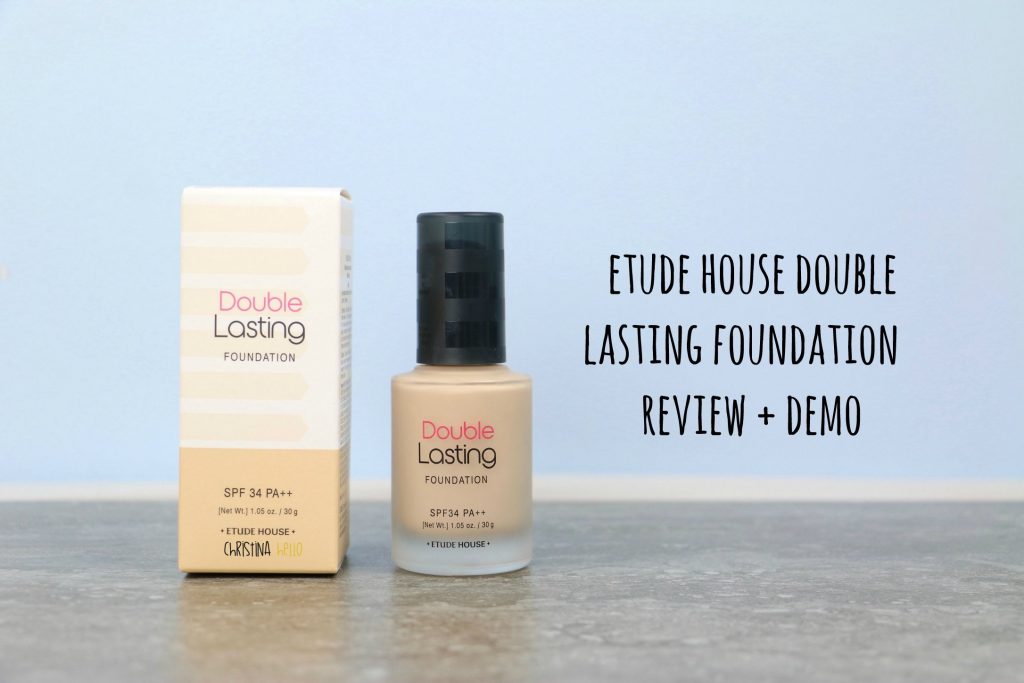 Etude house double lasting foundation review