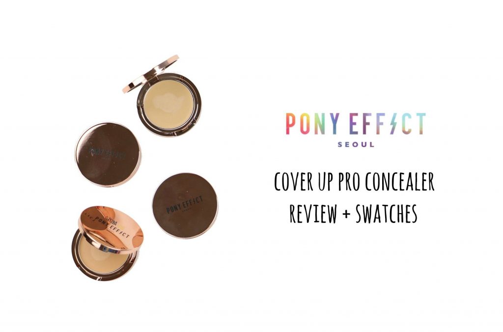 pony effect cover up pro concealer review swatches