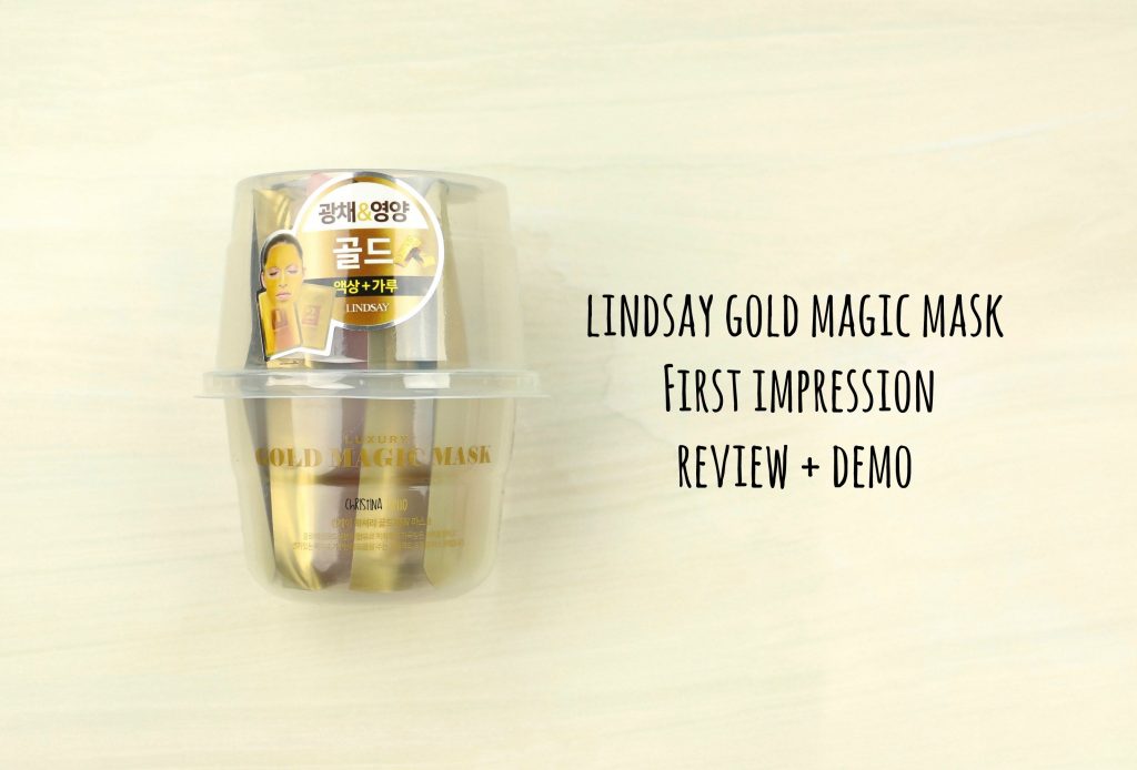 Lindsay gold magic face mask