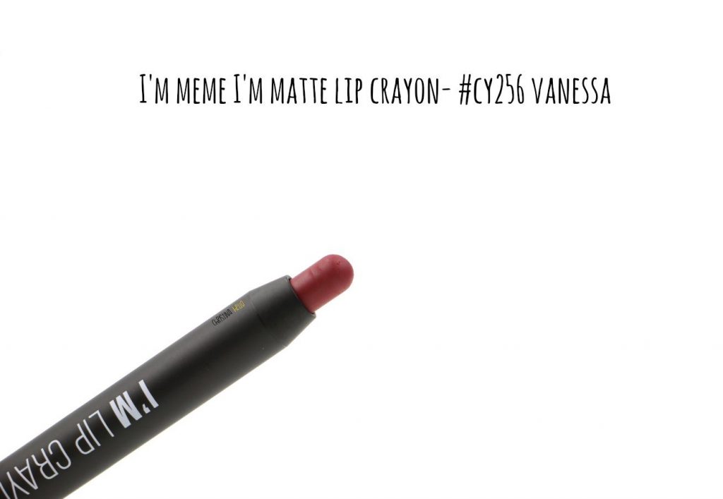 I'm meme i'm matte lip crayon in Vanessa 