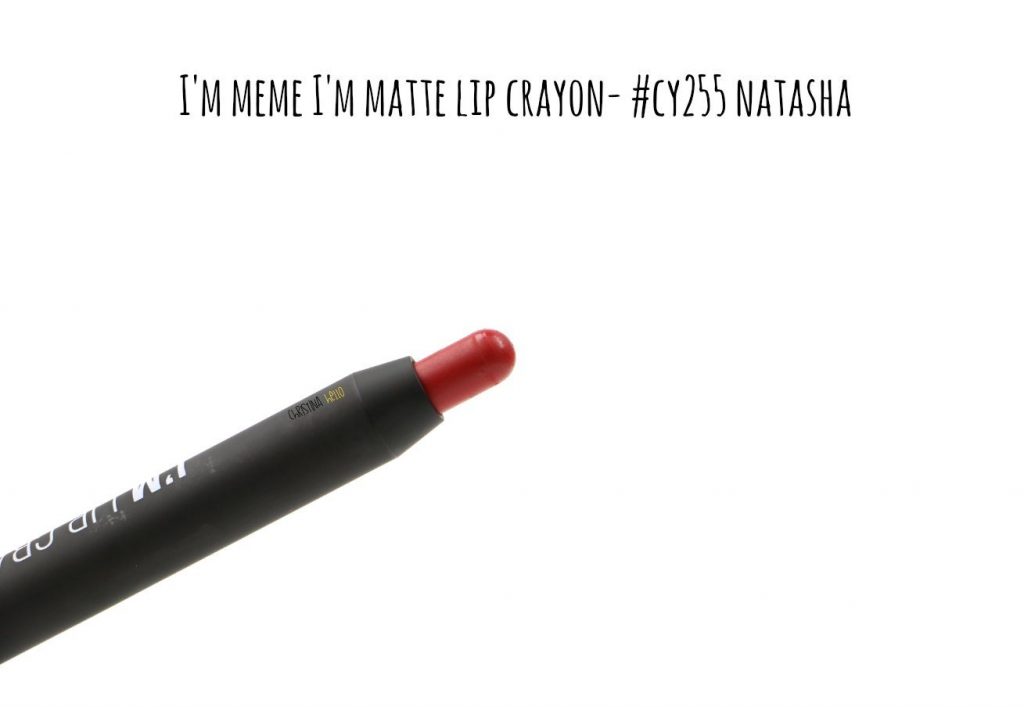 I'm meme i'm matte lip crayon in natasha
