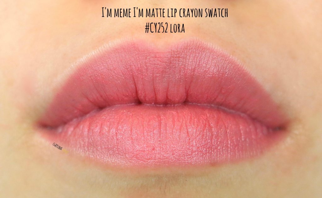 I'm meme I'm matte lip crayon in lora