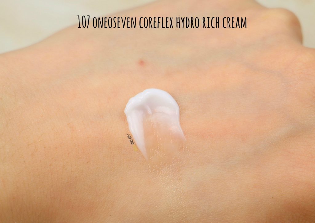 107 oneoseven core flex hydro rich cream review