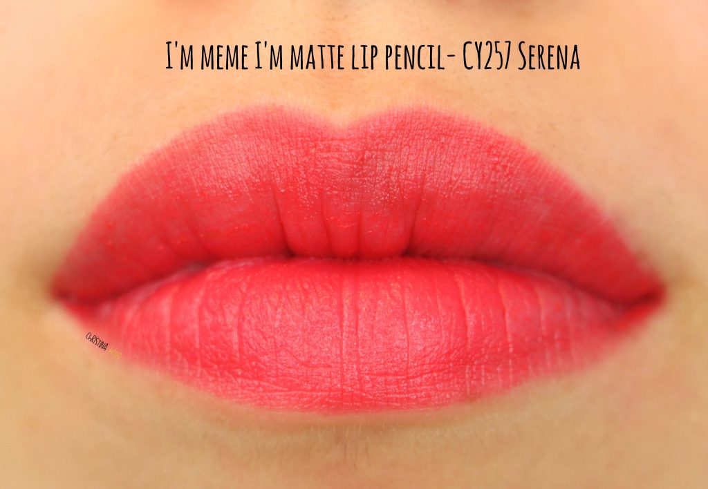 I'm meme I'm matte lip crayon in Serena