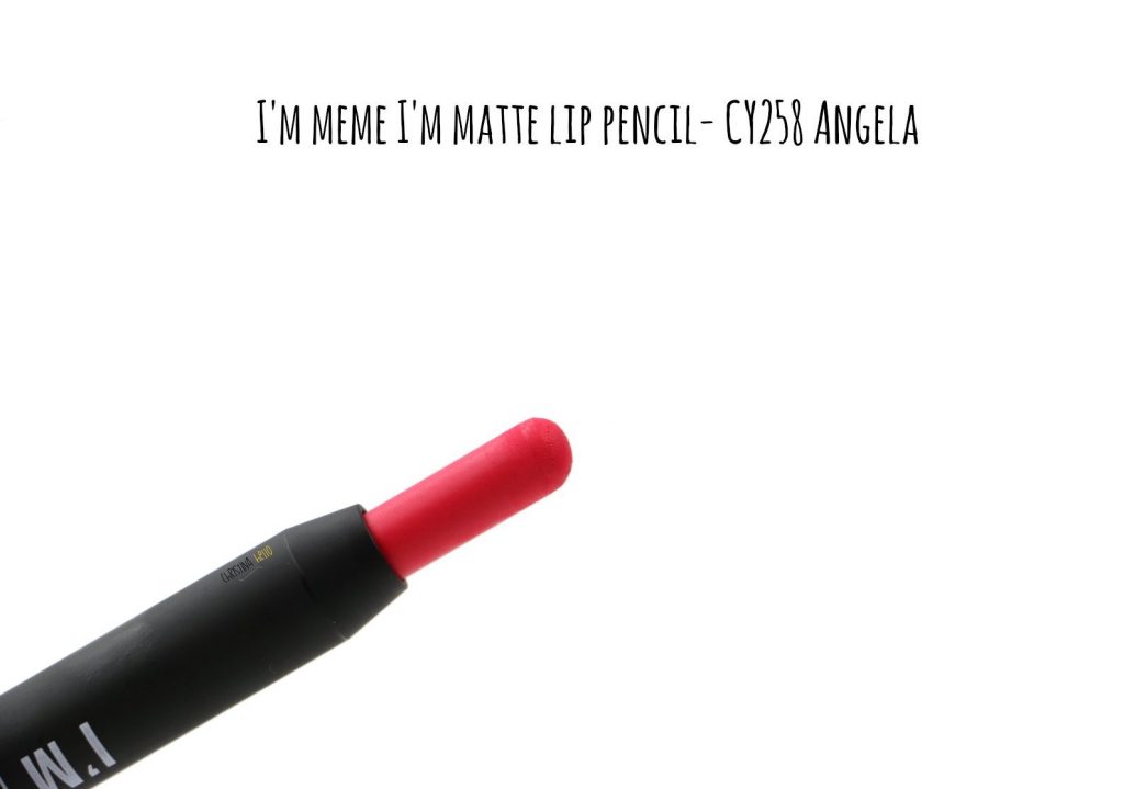 I'm meme I'm matte lip crayon in Angela