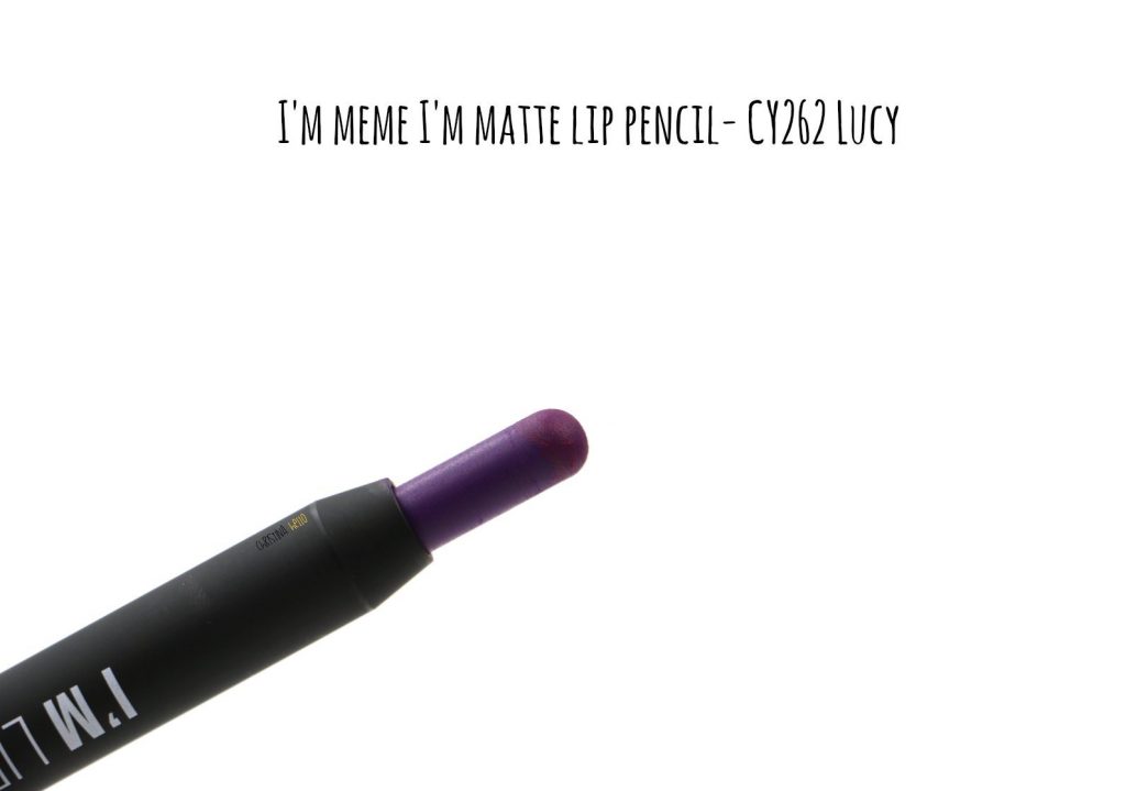 I'm meme I'm matte lip crayon in Lucy