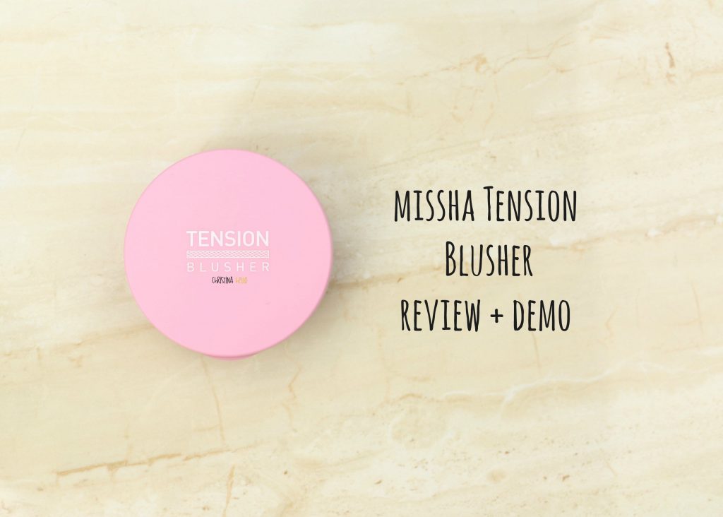 MIssha tension blusher review