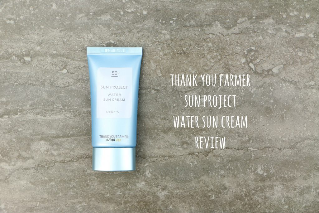 Thank you farmer sun project water sunscreen review