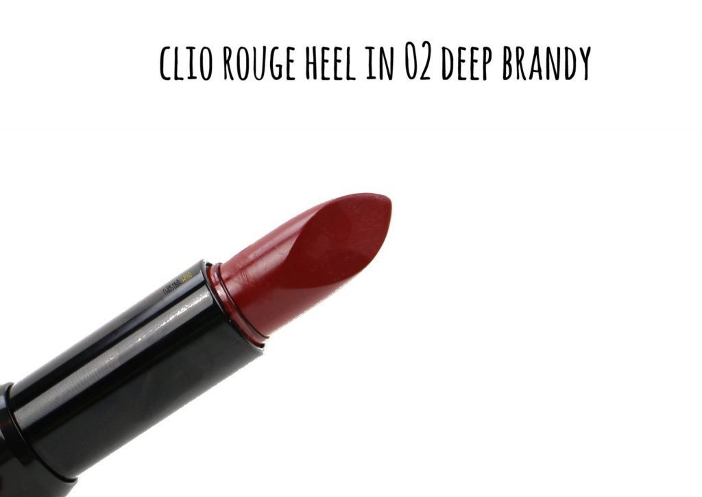 Clio rouge heel 02 deep brandy