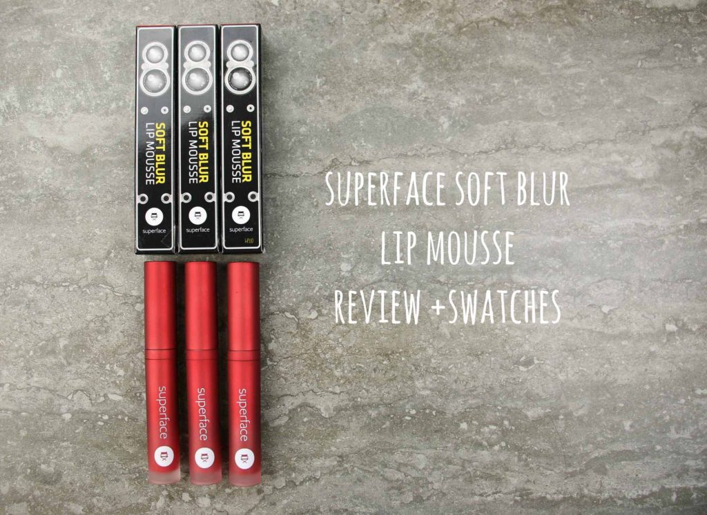 Superface soft blur lip mousse review