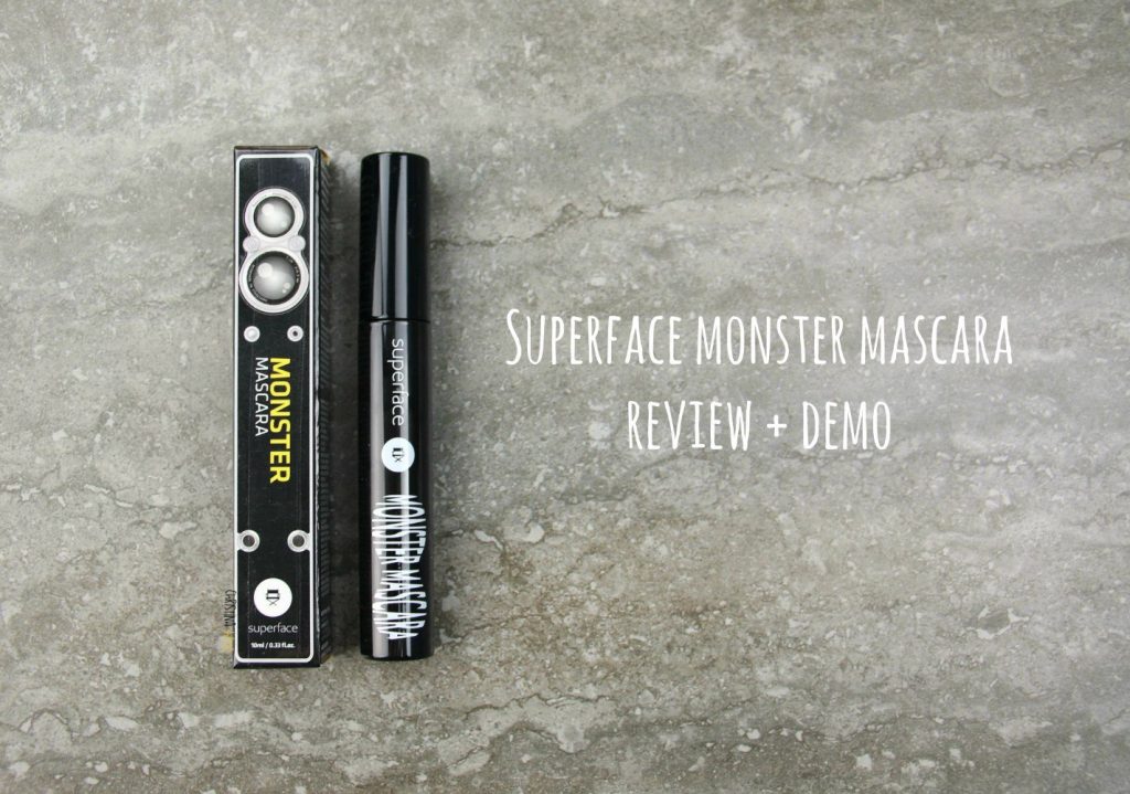 Superface monster mascara review