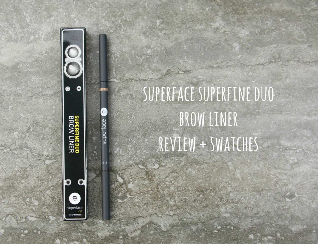 Superface superfine duo brow liner review