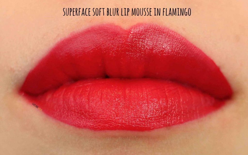 Superface soft blur lip mousse in flamingo