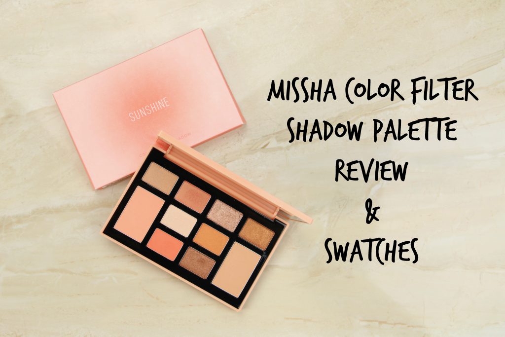 Missha color filter shadow palette review