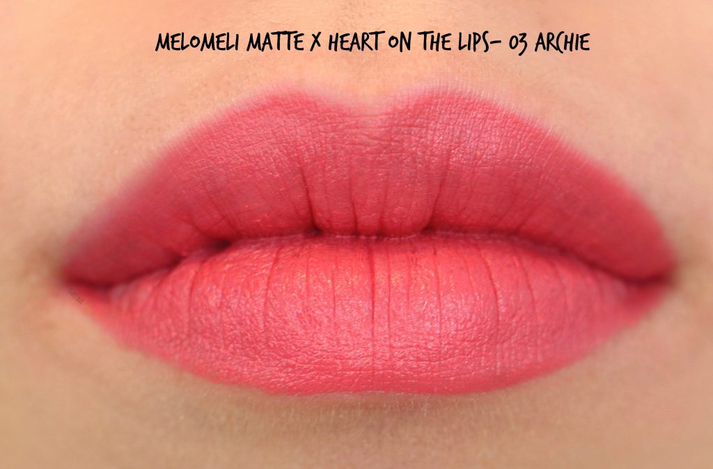 Melomeli matte x heart review