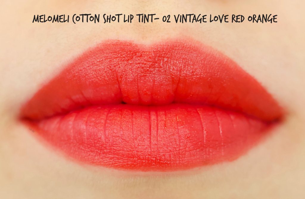 Korean orange lip tint