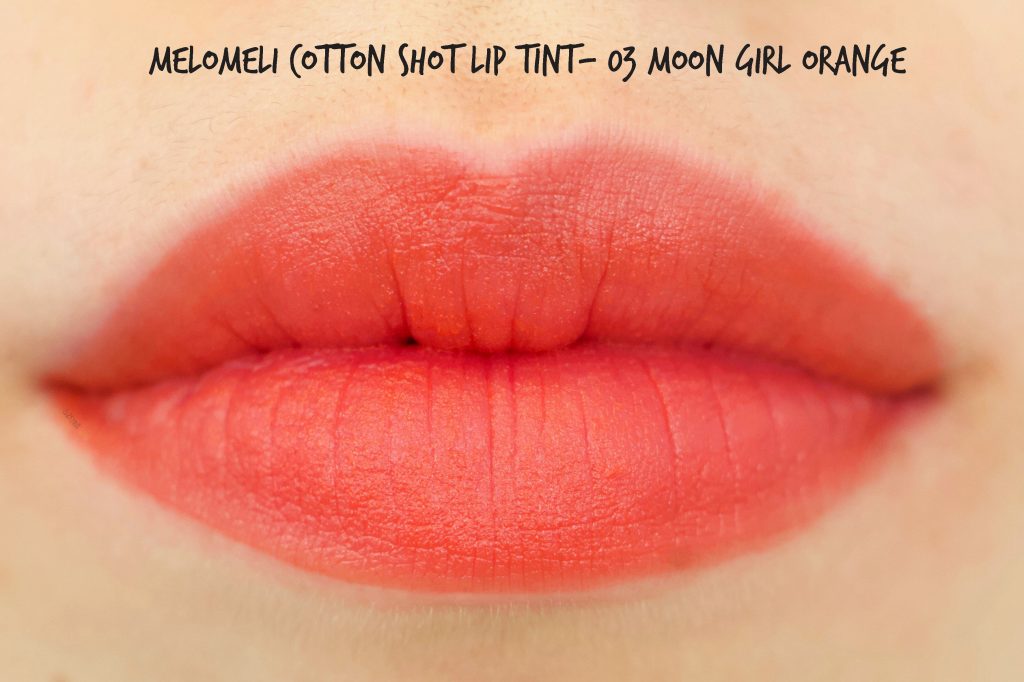 Korean orange lip tint