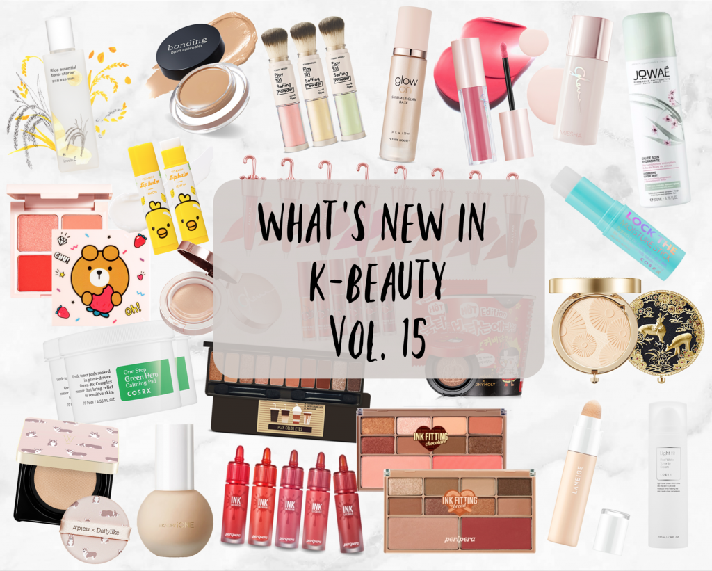 New K-beauty products