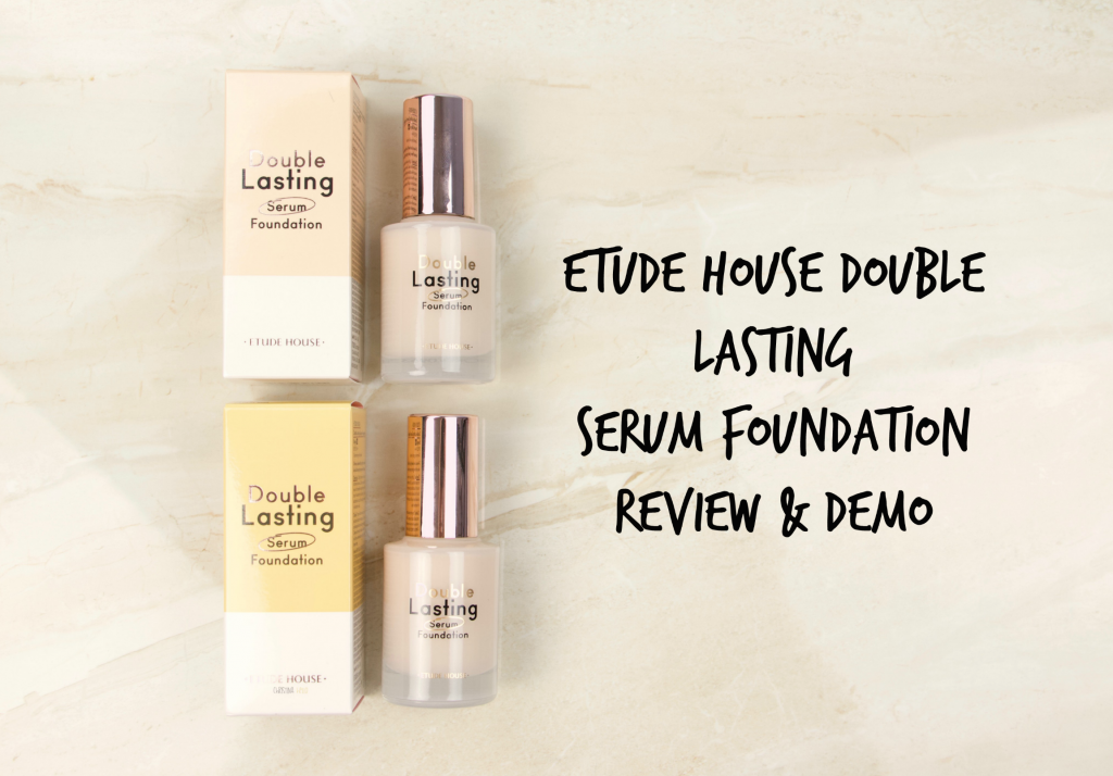 Etude House double lasting serum foundation review 