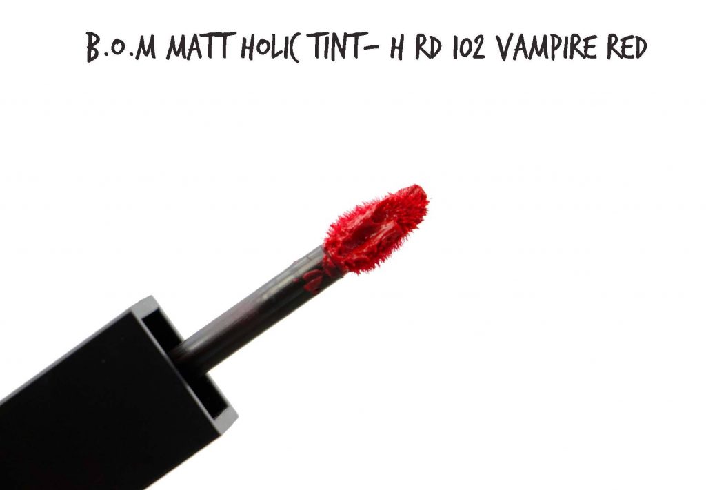 BOM lip tint vampire red