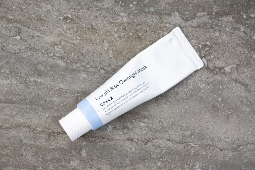Cosrx low pH BHA overnight mask review