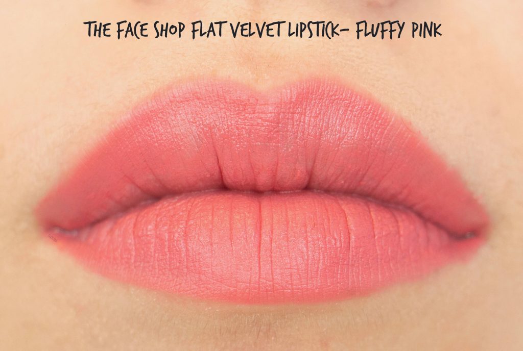 the face shop velvet lipstick review