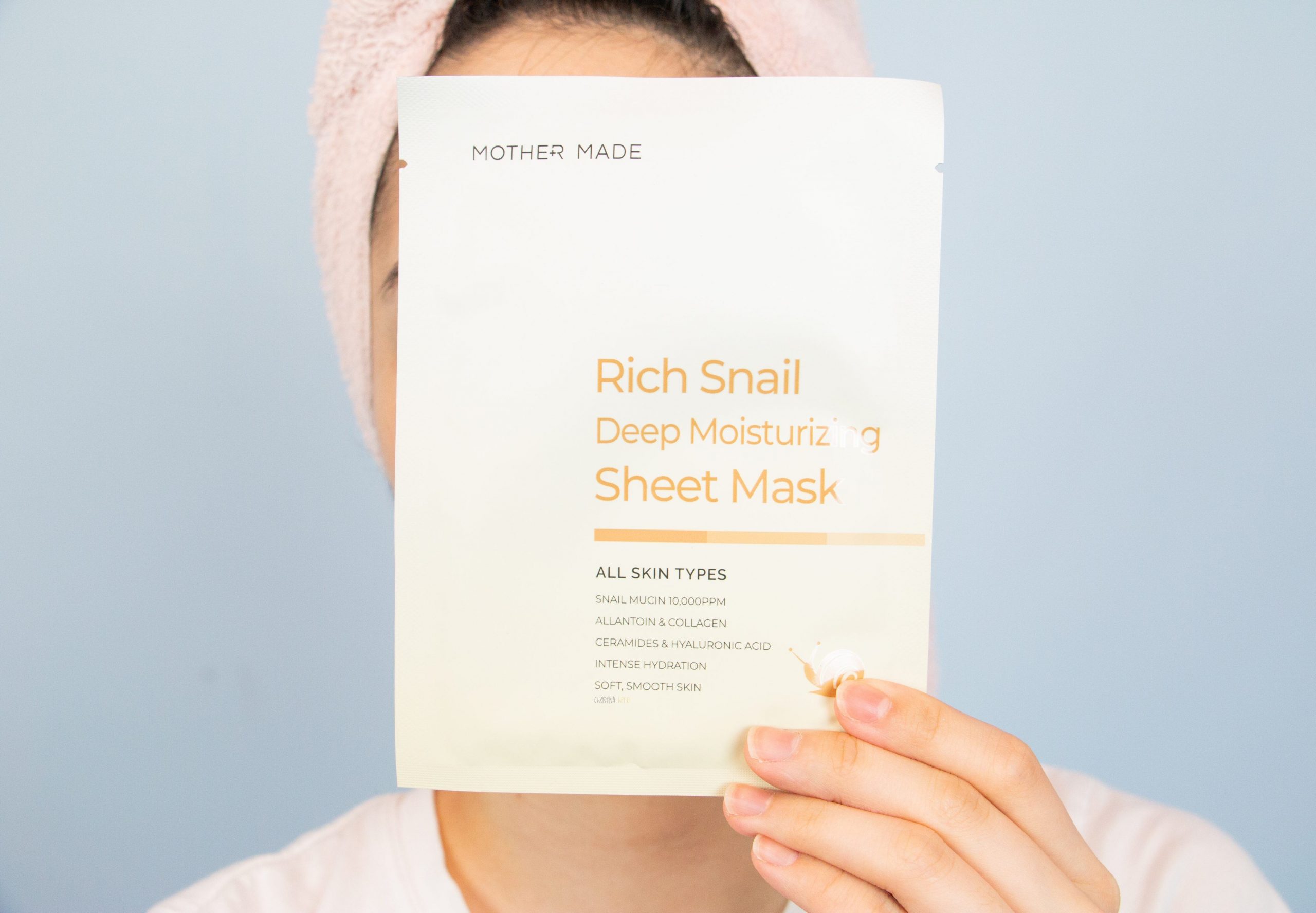 Mother made rich snail deep moisture sheet mask snail korean mask
