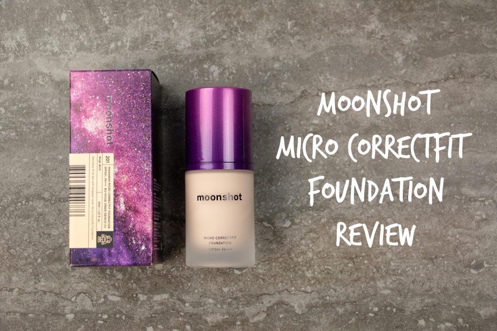 Moonshot micro correct fit foundation review