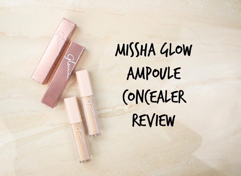 Missha glow ampoule concealer review